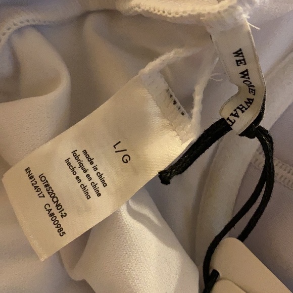 WE Wore What Green Stripe Danielle 1Piece Swimsuit - Picture 7 of 9